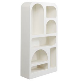 Riiul Paco L, valge, H180x95x32cm