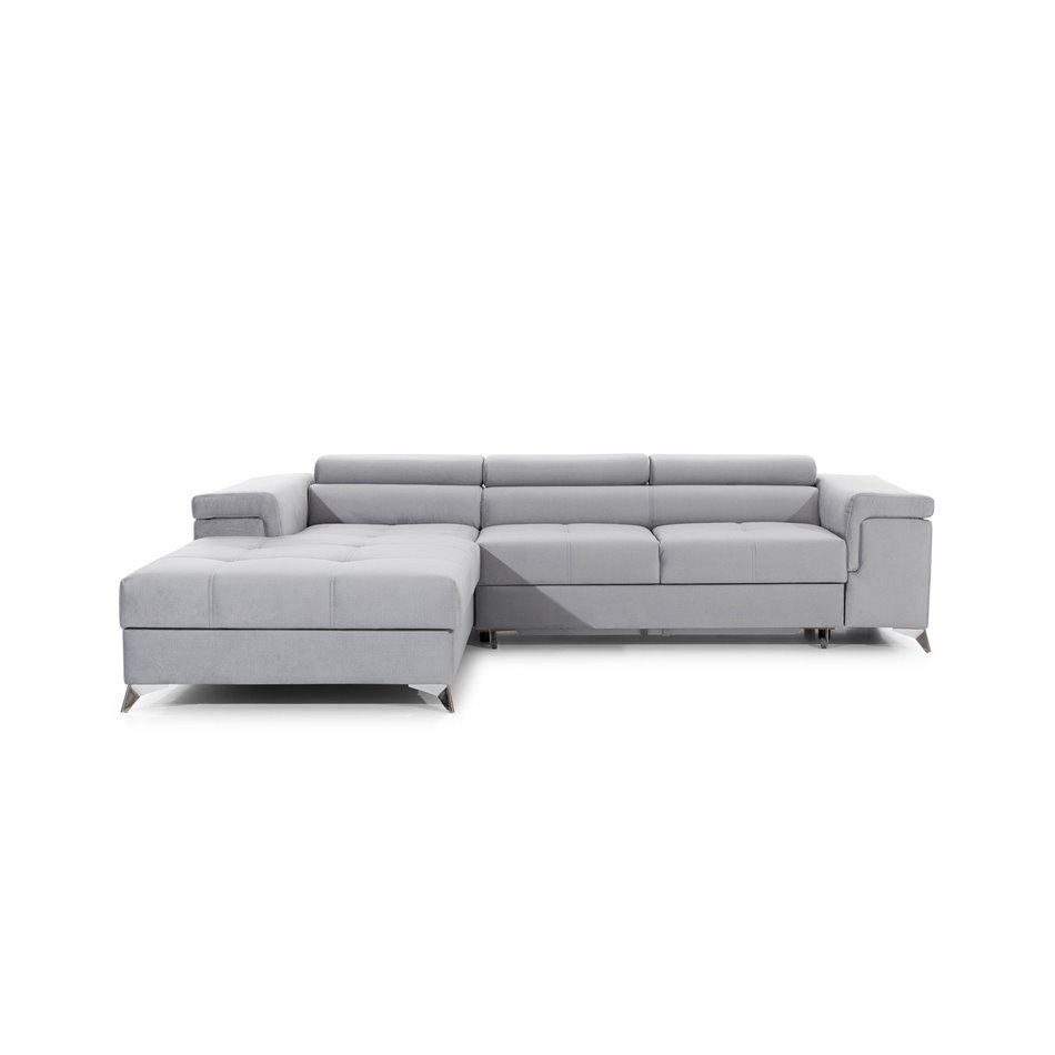 Угловой диван Elcardo L, Monolith 29, коричневый, H88x281x205см