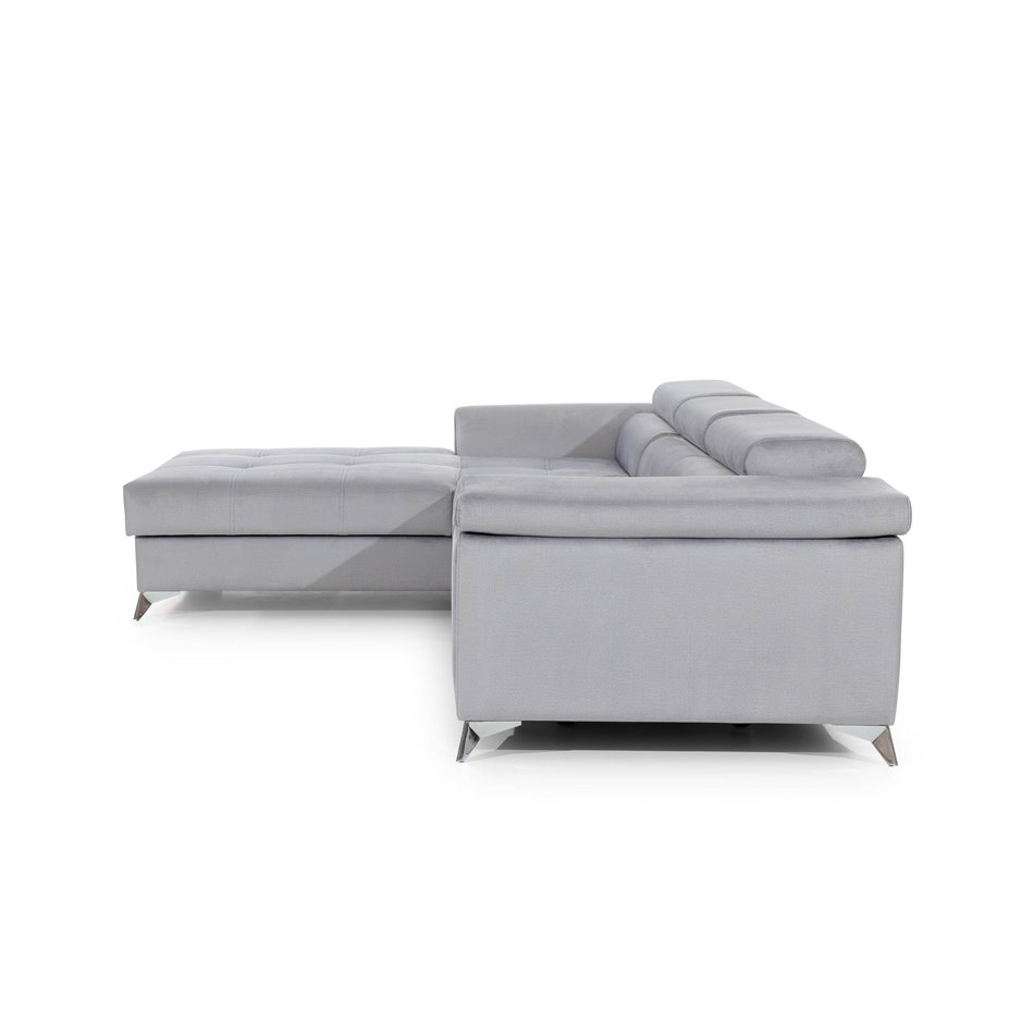 Угловой диван Elcardo L, Monolith 48, желтый, H88x281x205cmсм