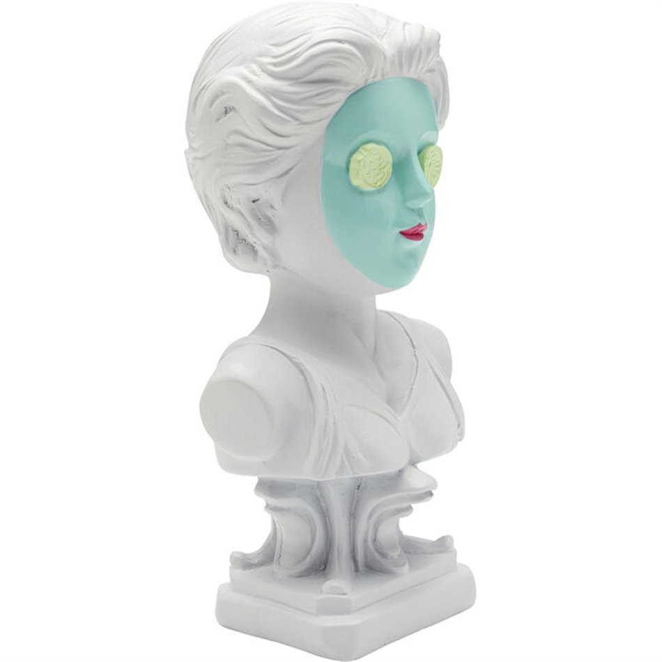 Deco figurine Cucumber mask, H20x9x11cm