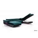 U shape sofa Elcardo U Right, Omega 86, blue, H90x345x58cm