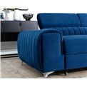 Угловой диван Elaurence R, Kronos 09, синий, H92x278x205см