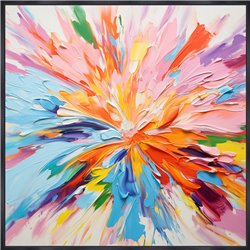 Картина Expression in colour,100x100cm