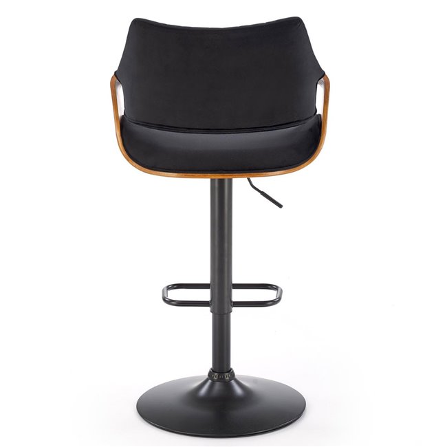 Барный стул H124, nut/black, H93-114x55x52cm