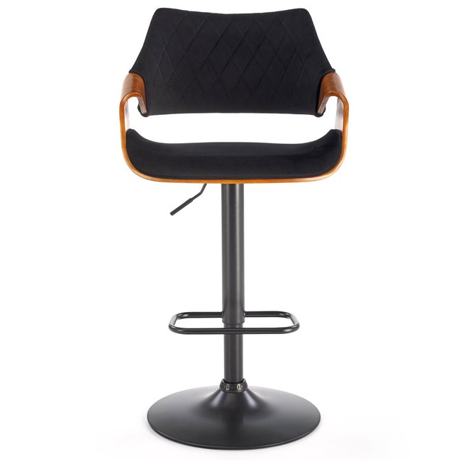 Барный стул H124, nut/black, H93-114x55x52cm