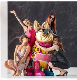 Dekoratiivkuju Graffiti Dog, H152x69x102cm