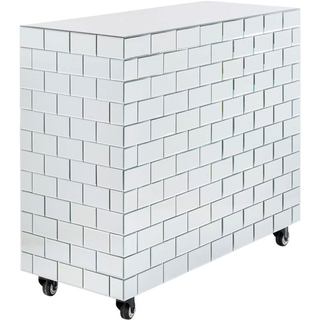 Барная стойка Solea Mirror, H105x120x48cm