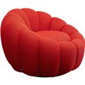 Swivel armchair Peppo Bloom, red, H66xD94см, высота сиденья 40см