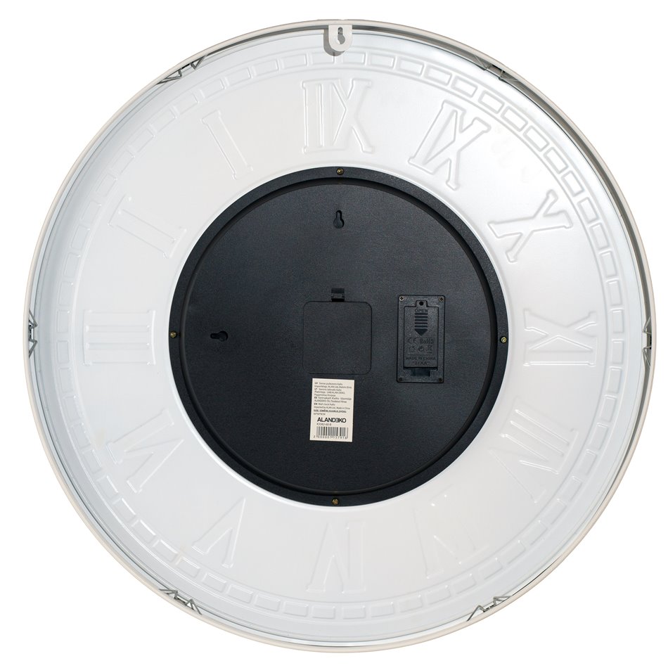 Wall clock Kallo, D60x8cm