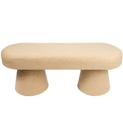 Bench Calanda, velvet, H45x120x40cm