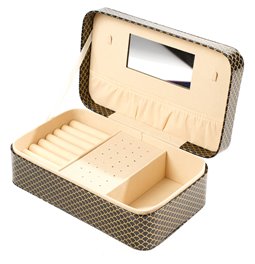 Jewelry Box Callera, black, 25x15x8cm