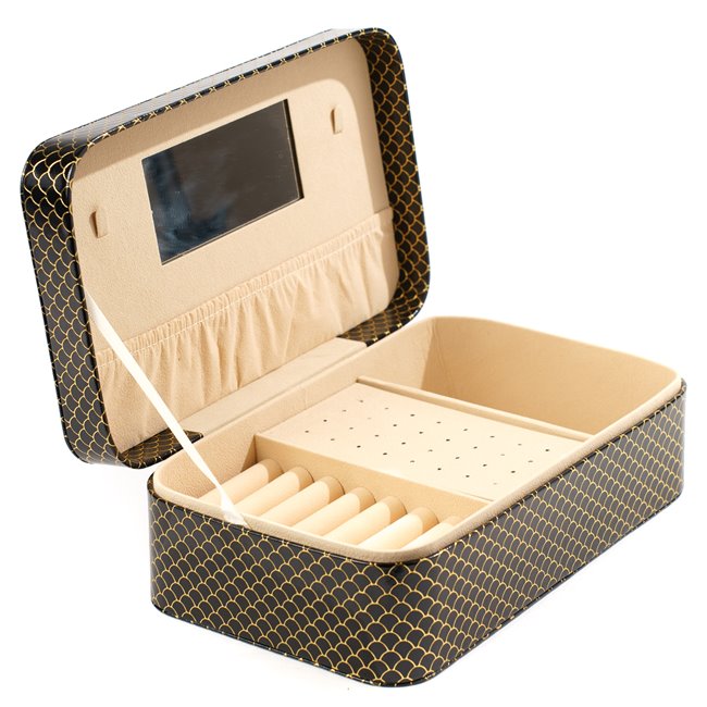 Jewelry Box Callera, black, 25x15x8cm