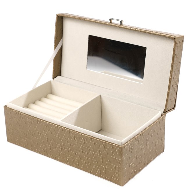 Jewelry box Callera, taupe, 25x13x10cm