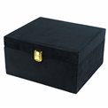 Jewelry box Calvello, black, 23.5x21x12cm
