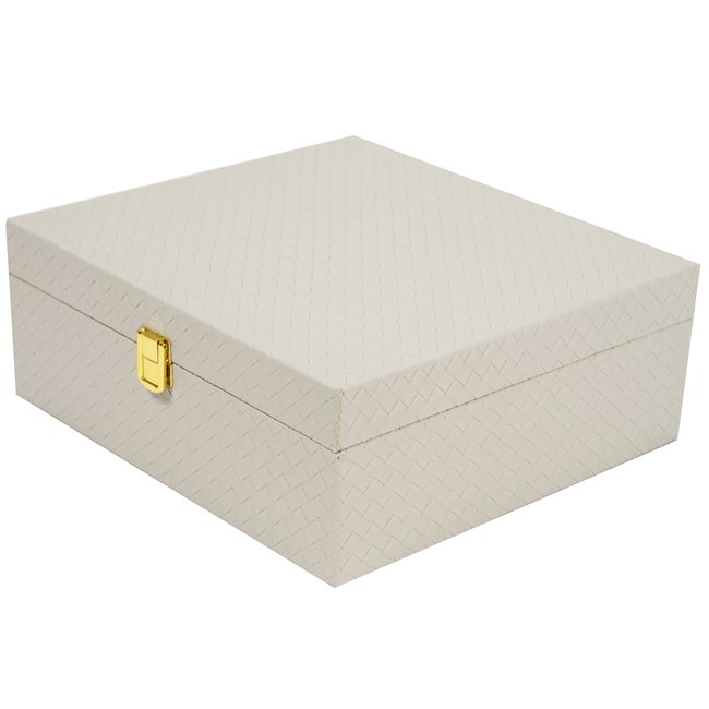 Jewelry box Calvello, grey, 28x26x10.5cm