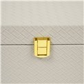 Jewelry box Calvello, grey, 28x26x10.5cm