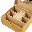 Jewelry box Calvello, golden color, 23.5x21x12cm
