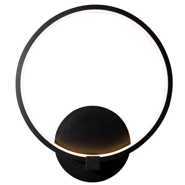 Wall  lamp Mo BL, black, H33x28x7cm, LED 12W, 3000K, 660lm