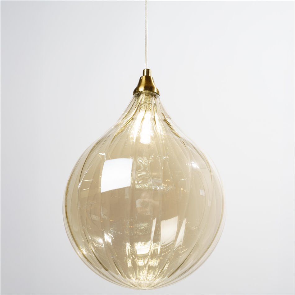 Потолочный светильник Rosera Cognac, латунь, D20xH120см, G9x1 35W(MAX)