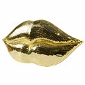 Wall hanging Lip gold,  H27x58x7cm