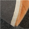 Carpet Laheaven, peach color, D120cm