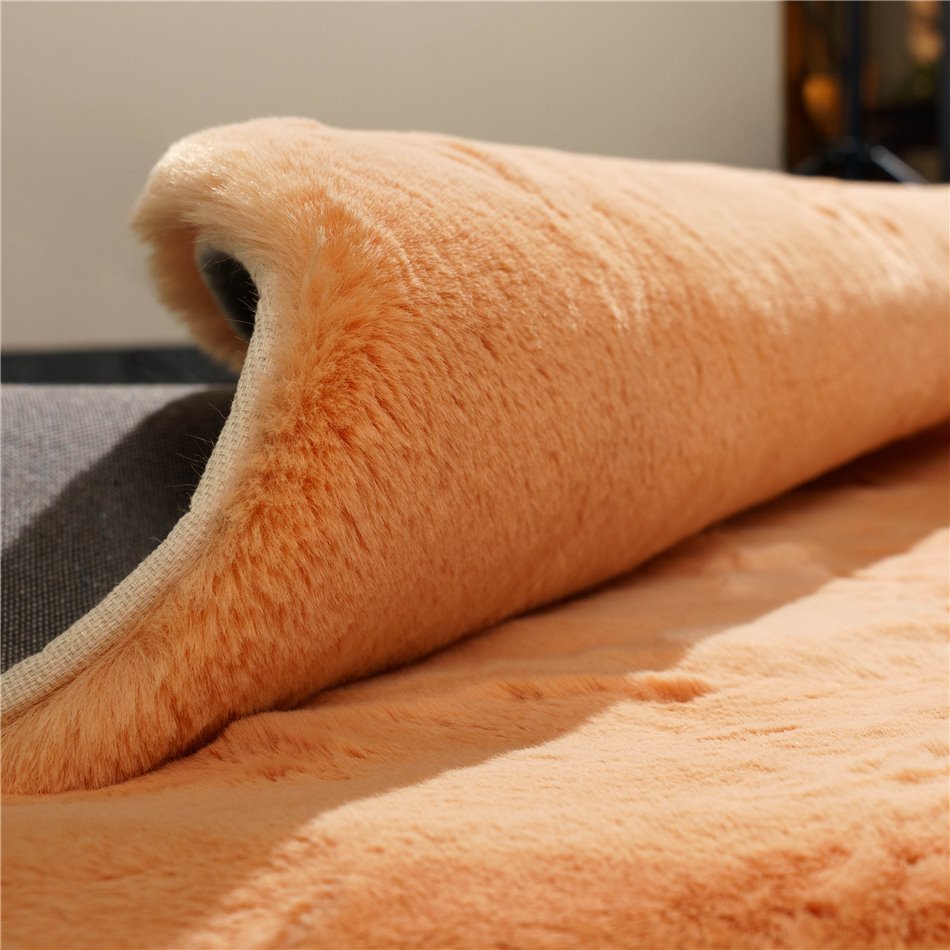 Carpet Laheaven, peach color, D120cm