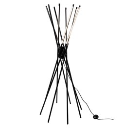 Floor lamp Modling 1A, black, H140x45x45cm, LED 48W, 3000K