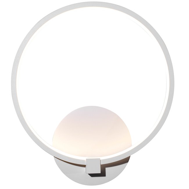 Wall  lamp Mo 1WH,  white, H33x28x7cm, LED 12W, 3000K, 660lm