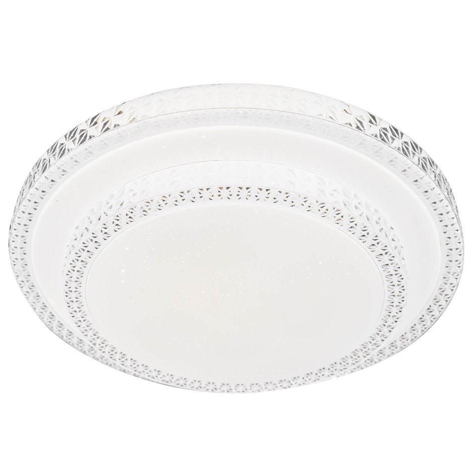 Pendant lamp Moerma, white,H8.8cm,D35cm, LED 24W, 3000-6000K