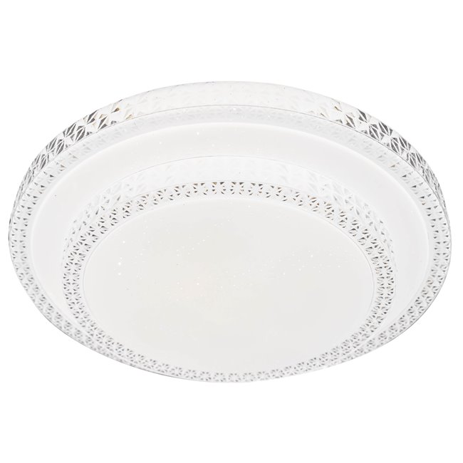 Pendant lamp Moerma, white,H8.8cm,D35cm, LED 24W, 3000-6000K