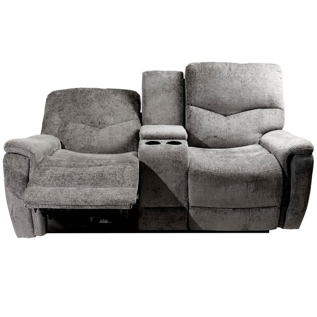 Kahekordne reguleeritav tugitool Obernburg 8, hall, elektriliselt reguleeritav, H103cm L103-164cm W189cm, istumisosa kõrgus 57cm