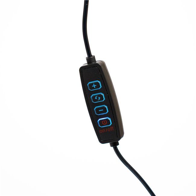 Floor lamp Monor, black, H145x20x4.7cm, LED 7W, 3000K, 590lm