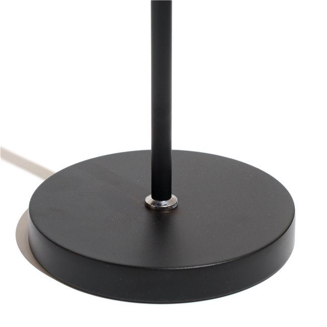 Floor lamp Monor, black, H145x20x4.7cm, LED 7W, 3000K, 590lm