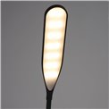 Floor lamp Monor, black, H145x20x4.7cm, LED 7W, 3000K, 590lm