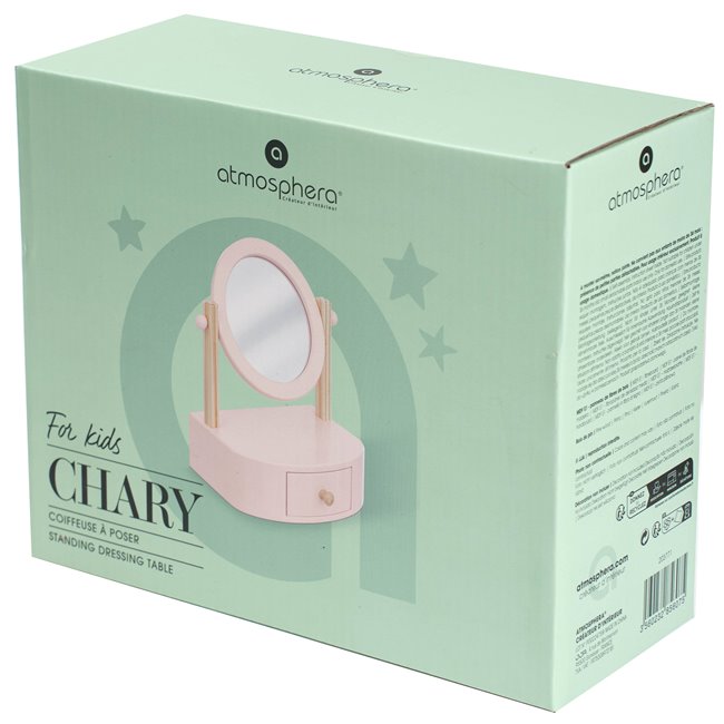 Dressing set with mirror, 22x17,5xH28cm