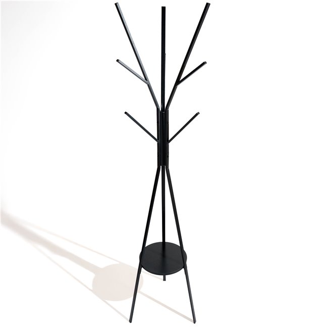 Bешалка для одежды MTL 9H METTY, черный, H180x44x42cm