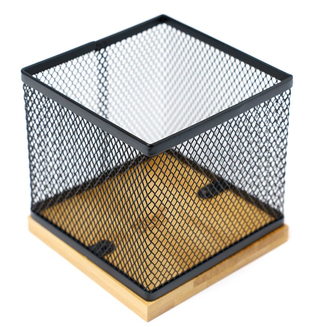 Pen pot MAYAJ, H10x10x10cm