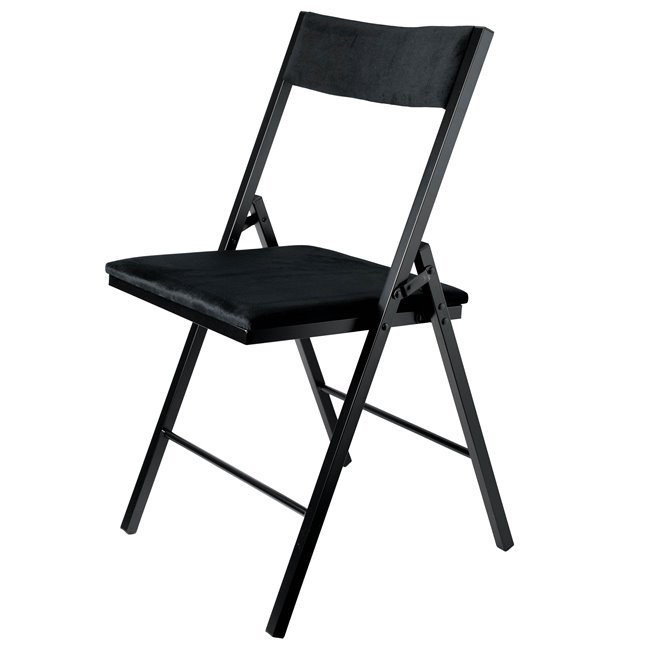 Стул SQUARE FOLD, черный, H79x47x43см, высота сиденья 45см