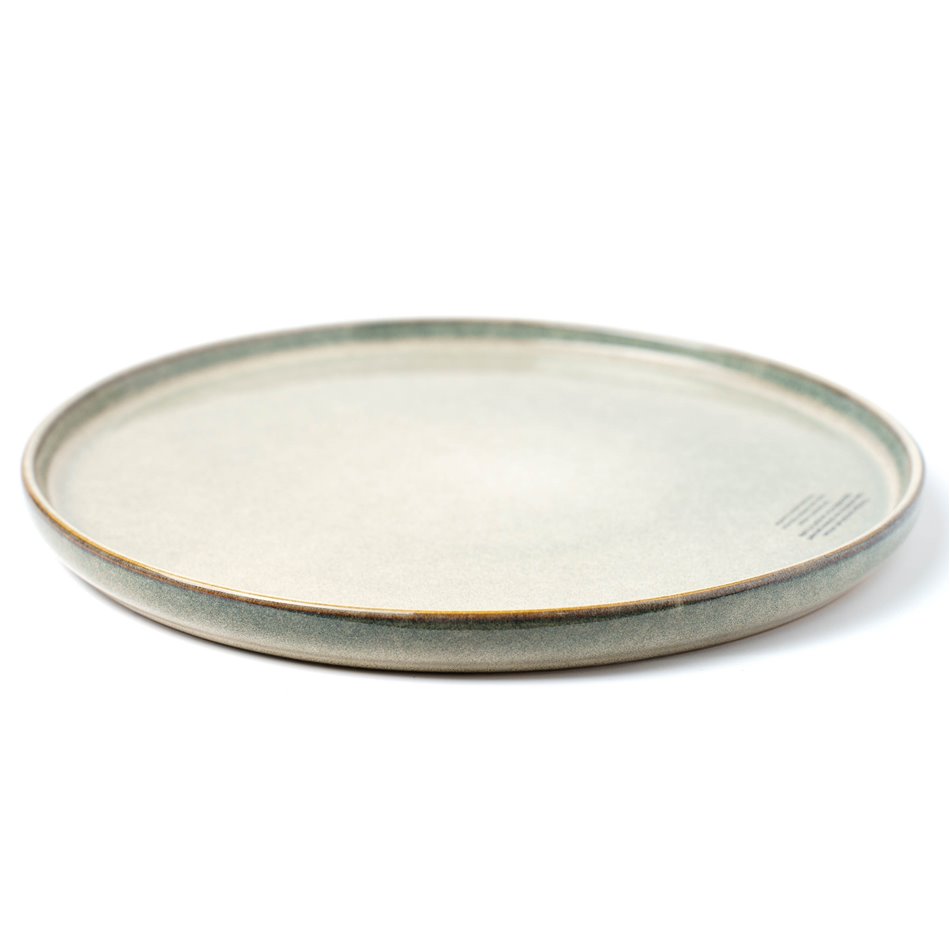 Diner plate TERRE, green, D27cm