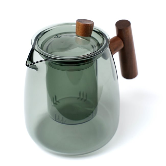 Teekann TWIS, klaas, 800ml, K14x16x11cm