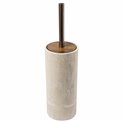 Toilet brush COME, beige, H37xD9.6cm