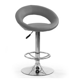 Барный стул Hoker H15, серый, H80-102x54x46см, высота сиденья 61-82см