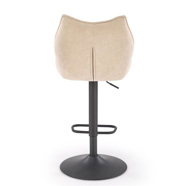 Bar stool Hoker, beige, H96-118x54x50cm, seat height 62-84cm