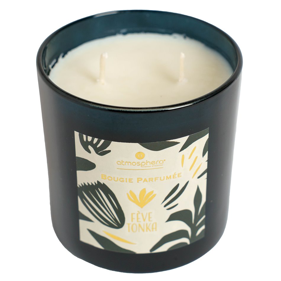 PFM candle Plum tonka, 400g., H10cm, D10.3cm