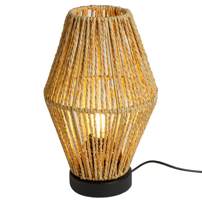 Настольная лампа Aissa, бежевая, H32cm D19cm, E27, 40W(MAX)