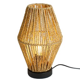 Настольная лампа Aissa, бежевая, H32cm D19cm, E27, 40W(MAX)