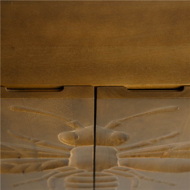 Буфет Drone Compact, манговое дерево/MDF, коричневый, H75x81x38cm