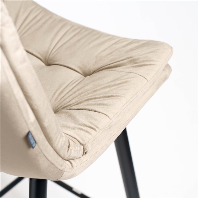 Барный стул Timolin 13, серо-коричневый, H95x62,5x47,5см, высота сиденья 77,5см