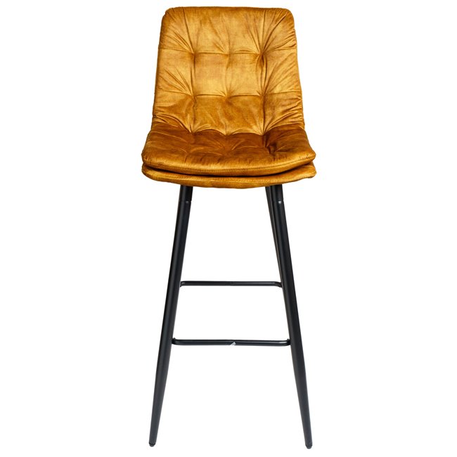 Барный стул Timolin 14, цвет золото, H95x62,5x47,5 см, высота сиденья 77,5 см