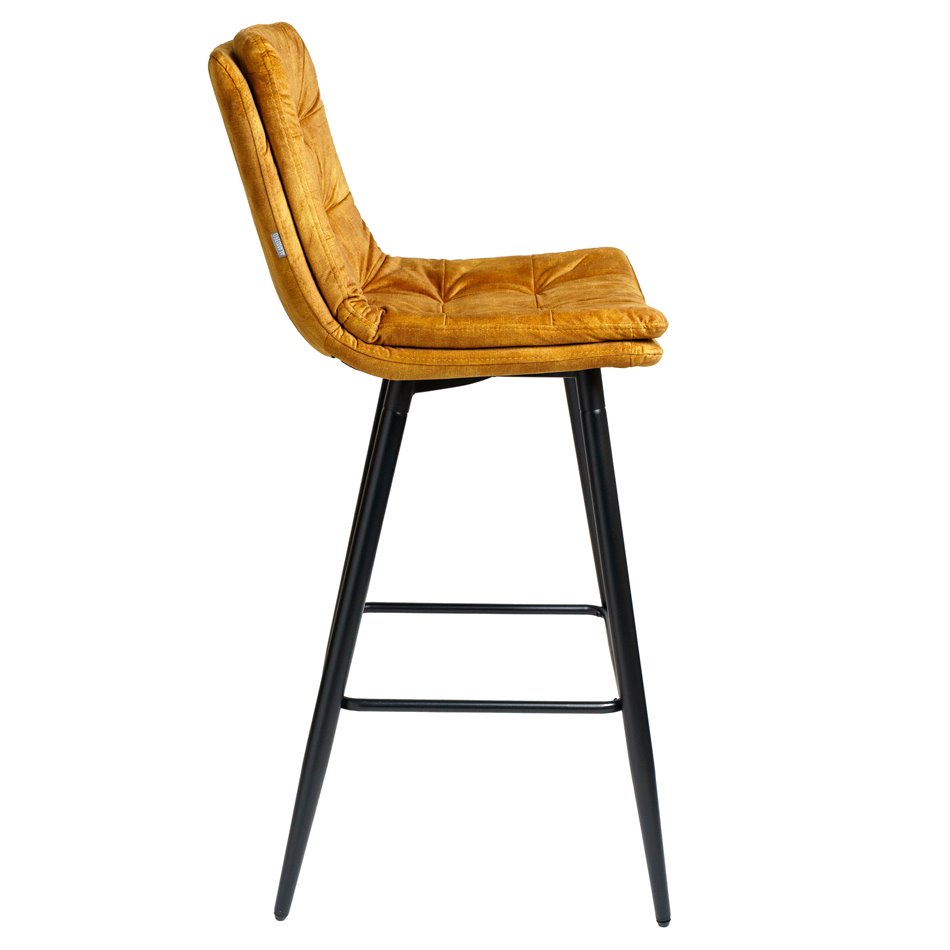 Барный стул Timolin 14, цвет золото, H95x62,5x47,5 см, высота сиденья 77,5 см